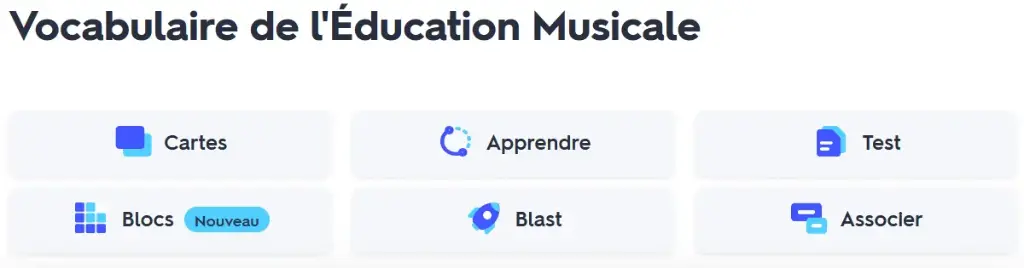 Quiz vocabulaire éducation musicale - CRPE