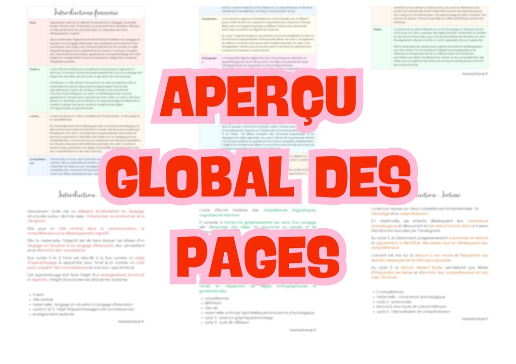 Introductions oraux français - CRPE