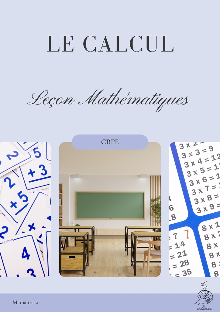 Le calcul - épreuve de leçon