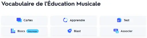 Quiz vocabulaire éducation musicale - CRPE